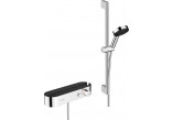 Duschsystem Hansgrohe Pulsify Select 105 3jet Relexation, Handbrause mit Schlauch, drążkiem i baterią termostatyczną, Chrom