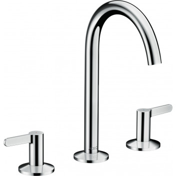 Waschtischarmatur mit 3 anschlüssen Hansgrohe Vivenis, stehend, Höhe 115mm, Set Ablauf-, Chrom