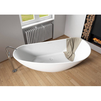 Badewanne freistehend Riho Granada 190x90 cm, weiß