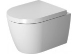 Wand-wc WC Duravit ME by Starck Compact, 48x36cm, Rimless, bez rantu, Halterung Durafix, weiß