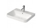 Aufsatzwaschtisch Duravit Happy D.2, 50x40xm, Überlauf, 1 Hahnloch, zawór Push-Open, weiß