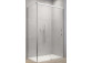 Front für Duschkabine Radaway Nes 8 Black KDS I 140, Tür rechts, Glas transparent, 1400x2000mm, schwarz profil