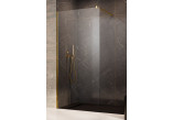 Duschkabine Walk-In Radaway Modo New Black II Factory 50, Glas transparent, wys. 200cm, profil schwarz- sanitbuy.pl