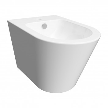 Wand-wc WC Omnires Tampa, 52x36cm, bezkołnierzowa, mit WC-Sitz mit Softclosing, weiß Glanz