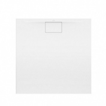 Villeroy & Boch Architectura MetalRim Duschwanne quadratisch 90x90x1,5 cm z Acrylu, weiß Weiss Alpin