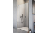 Tür Dusch- für die Nische Radaway Nes 8 Black DWJS 130, links, 1300x2000mm, Glas transparent, profil schwarz