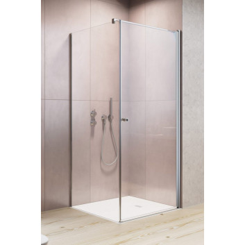 Duschkabine halbrund Radaway Eos PDD I, Teil rechts, 100cm, Glas transparent, profil Chrom