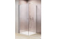 Duschkabine halbrund Radaway Eos PDD I, Teil rechts, 100cm, Glas transparent, profil Chrom