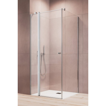 Duschkabine Radaway Eos KDJ I, rechts, 100x100cm, Glas transparent, profil Chrom