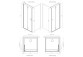 Tür Kabine prysznicowej Radaway Eos KDS II, links, 120cm, Glas transparent, profil Chrom