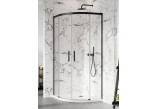 Duschkabine Radaway Eos KDD B, 100x100cm, Tür Falt-, Glas transparent, profil Chrom