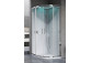 Kabine Novellini EON masażowo-Dampf-, 90x90 cm, silbernes Profil, Glas mit Schicht Crystal Clear- sanitbuy.pl