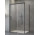 Front für Duschkabine Radaway Idea Black KDS 120, Tür links, Glas transparent, 1200x2005mm, profil schwarz