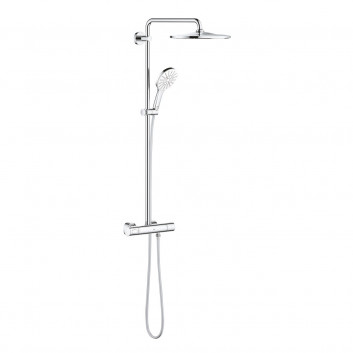 Duschsystem Grohe Rainshower SmartActive 310, Aufputz-, Armatur thermostatisch, 2 wyjścia wody, Chrom