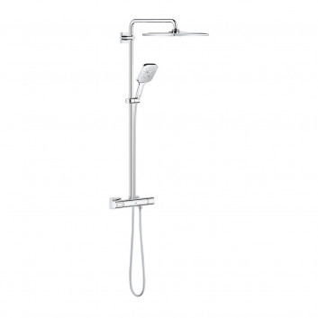 Duschsystem Grohe Rainshower SmartActive 310, Aufputz-, Armatur thermostatisch, 2 wyjścia wody, Chrom