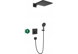 Duschsystem Hansgrohe Raindance E, Unterputz, Armattur thermostatisch ShowerSelect, 2 wyjścia wody, schwarz matt