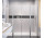 Tür Dusch- für die Nische Radaway Eos DWD II G 670, Höhe 1950mm, profil Chrom