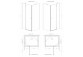 Halbrund Duschkabine Radaway Torrenta PDJ, 80x80cm, links, Glas transparent, profil Chrom