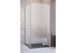 Duschkabine Radaway Torrenta KDJ, 100x90cm, rechts, Glas transparent, profil Chrom