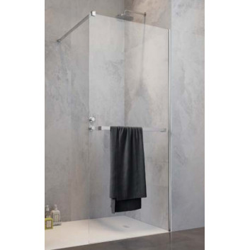 Wand Walk-In Radaway Modo New II 110, 108.5-109.5x200cm, Chrom, Glas transparent