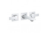 Waschtischarmatur mit 3 anschlüssen Grohe Allure, Unterputz, Auslauf 150mm, Chrom