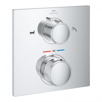 Thermostatisch Brausearmatur Grohe Allure, Unterputz, 2 wyjścia wody, Chrom