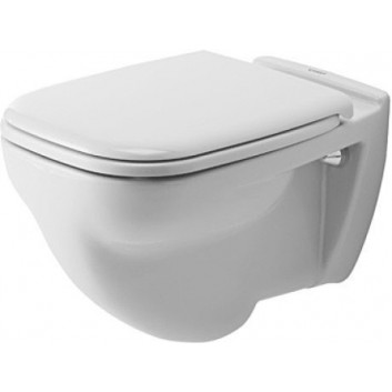 Becken WC hängend Duravit D-Code, 56x36cm, HygieneGlaze, weiß