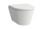 Wand-wc WC Laufen Kartell by Laufen, 49x37cm, rimless - weiß matt