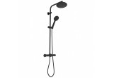 Thermostatisch Dusch-Set Rea Bliss Black, Aufputz-, 2 wyjścia wody, schwarz