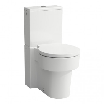 Becken stehend do kompaktu WC Laufen Val, bezkołnierzowa, 66x39cm, weiß