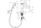 Waschtischarmatur Hansgrohe Finoris, stehend, Höhe 182mm, z główką Bidette i wężem 160cm, Chrom