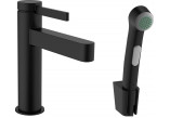 Waschtischarmatur Hansgrohe Finoris, stehend, Höhe 182mm, z główką Bidette i wężem 160cm, Chrom