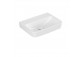 Wandwaschtisch Villeroy & Boch O.novo, 50x37cm, z Überlauf, ohne Hahnloch, Weiss Alpin
