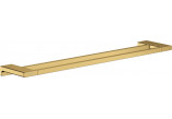 Doppelt Handtuchhalter Hansgrohe AddStoris, zur Wandmontage, 648mm, golden optyczny poliert