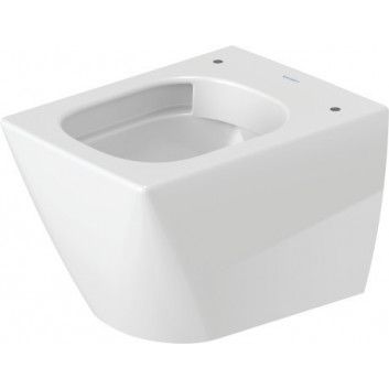 Wand-wc WC Duravit ME by Starck Compact, 48x36cm, Rimless, bez rantu, Halterung Durafix, weiß