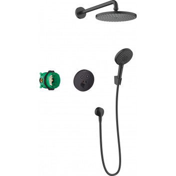 Duschsystem Hansgrohe Raindance S 240 1jet ShowerSelect, Unterputz, Armatur thermostatisch, Kopfbrause 24cm, Handbrause 3-Funktions, Chrom