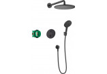 Duschsystem Hansgrohe Croma 280 1jet Ecostat S, Unterputz, Armatur thermostatisch, Kopfbrause 28cm, Handbrause 3-Funktions, Chrom