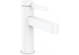 Waschtischarmattur Hansgrohe Finoris, stehend, Einhebel-, 100 Mit Ablauf-Set Push-Open, schwarz matt