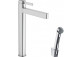 Waschtischarmatur Hansgrohe Finoris, stehend, Höhe 182mm, z główką Bidette i wężem 160cm, Chrom