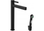 Waschtischarmatur Hansgrohe Finoris, stehend, Höhe 182mm, z główką Bidette i wężem 160cm, Chrom