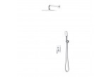 Duschsystem Omnires Sacramento, Aufputz-, 2 wyjścia wody, Kopfbrause 25x25cm, Handbrause 3-Funktions, Chrom