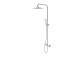 Duschsystem Omnires Sacramento, Aufputz-, 2 wyjścia wody, Kopfbrause 25x25cm, Handbrause 3-Funktions, Chrom