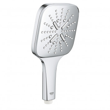 Handbrause Grohe Rainshower Smartactive 130 Cube, 3-Funktions, Chrom