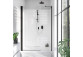 Tür Dusch- für die Nische Radaway Nes 8 Black DWS I 140, rechts, Glas transparent, 1400x2000mm, schwarz profil