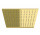 Kopfbrause Kohlman, quadratisch, 30x30cm, golden Glanz