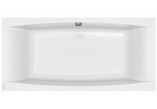 Badewanne rechteckig Cersanit Virgo, 180x80cm, Acryl-, weiß