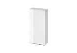 Schrank lustrzana Cersanit Virgo, 40cm, Tür uniwersalne, 3 półki, verchromt Halter, weiß