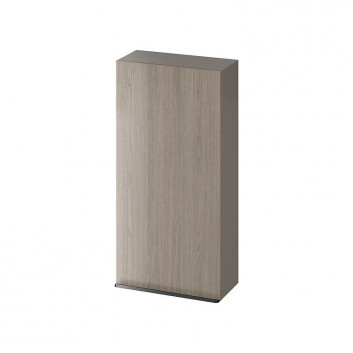 Hängeschrank Cersanit Virgo, 40cm, Tür uniwersalne, 3 półki, verchromt Halter, weiß