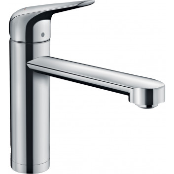 Küchenarmatur Hansgrohe Zesis M33 1jet Eco, stehend, Höhe 214mm, Auslauf 220mm, Chrom