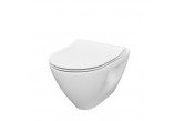 Set B291, Wand-WC WC Cersanit Mille, 51x36,5cm, CleanOn, mit Sitz slim wolnoopadającą, weiß